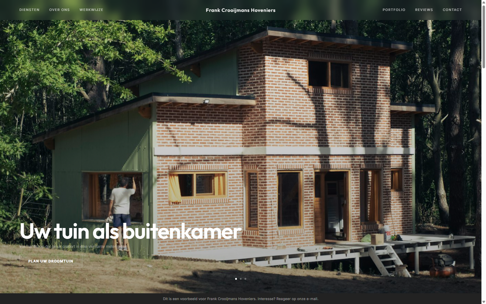 Frank Crooijmans Hoveniers website